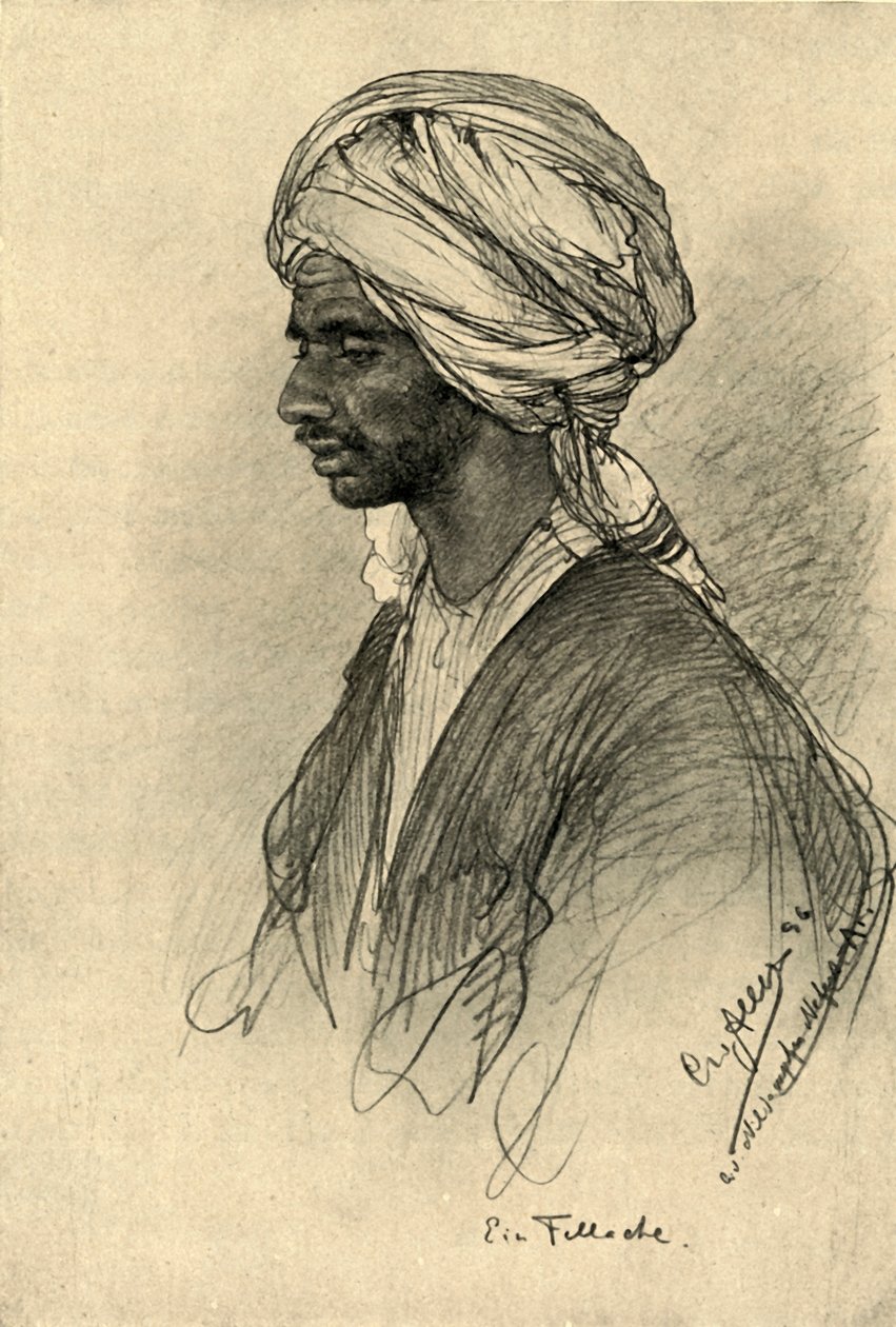 Fellah, Ägypten, 1898 von Christian Wilhelm Allers