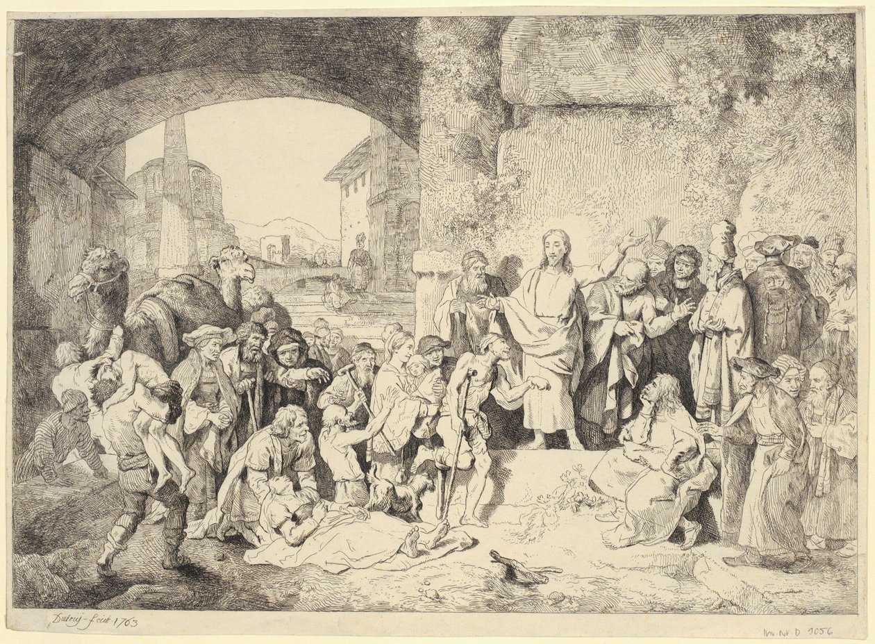 Große Krankenheilung von Christian Wilhelm Ernst Dietrich