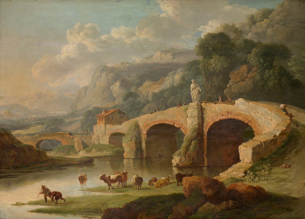 Italienische Landschaft von Christian Wilhelm Ernst Dietrich
