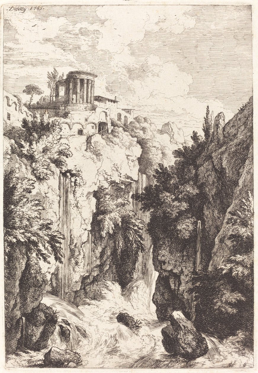 Tempel der Sibylle, Tivoli von Christian Wilhelm Ernst Dietrich