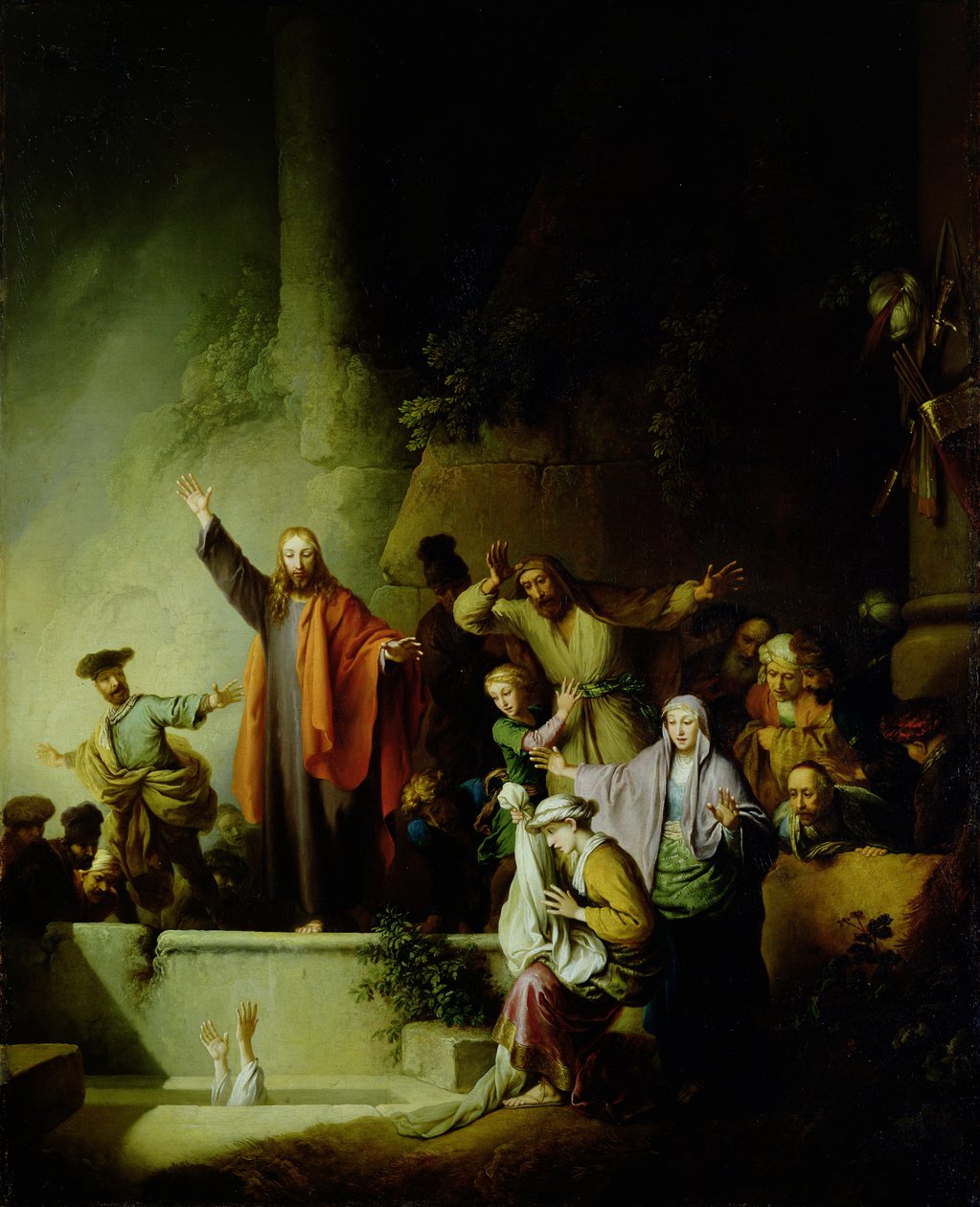 Die Auferweckung des Lazarus von Christian Wilhelm Ernst Dietrich
