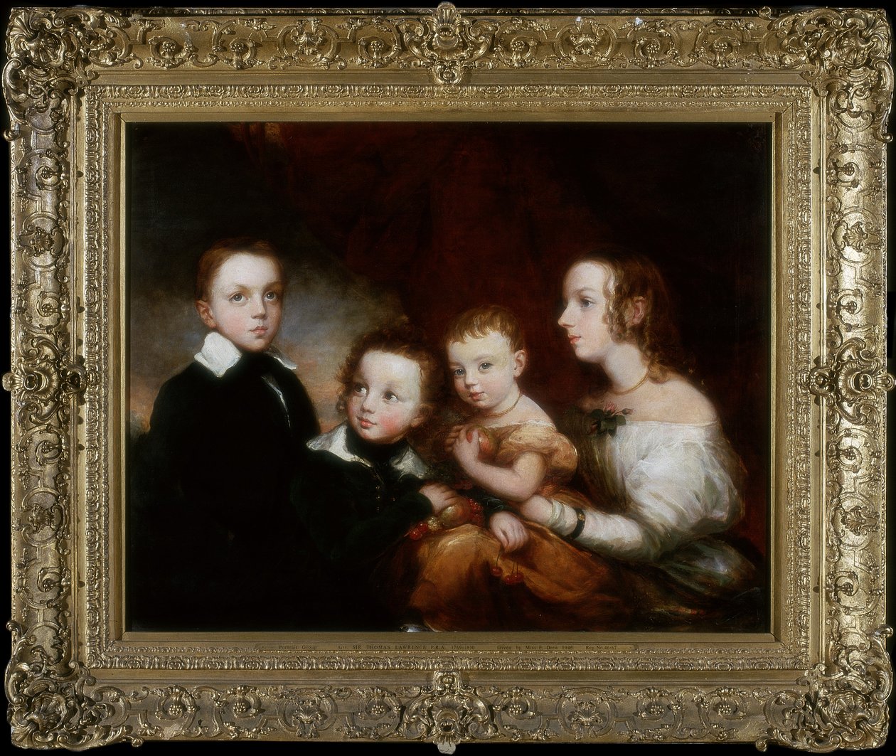 Eine Gruppe von Kindern, ca. 1850 von Christina Robertson