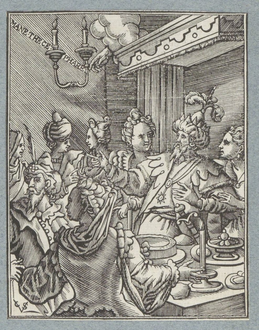 Festmahl von Belsazar von Christoffel van Sichem (II)