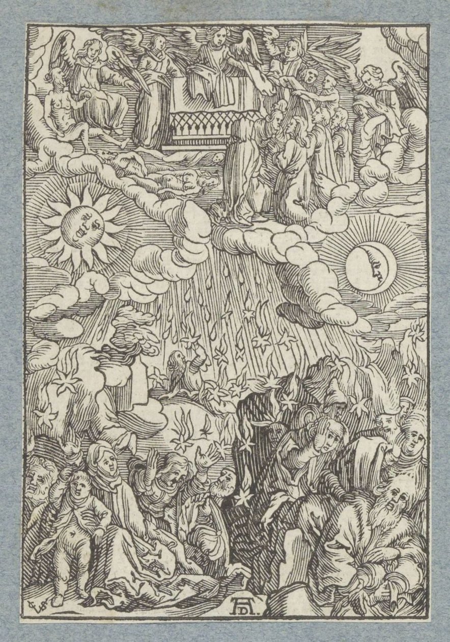 Das Öffnen des fünften und sechsten Siegels von Christoffel van Sichem (II)