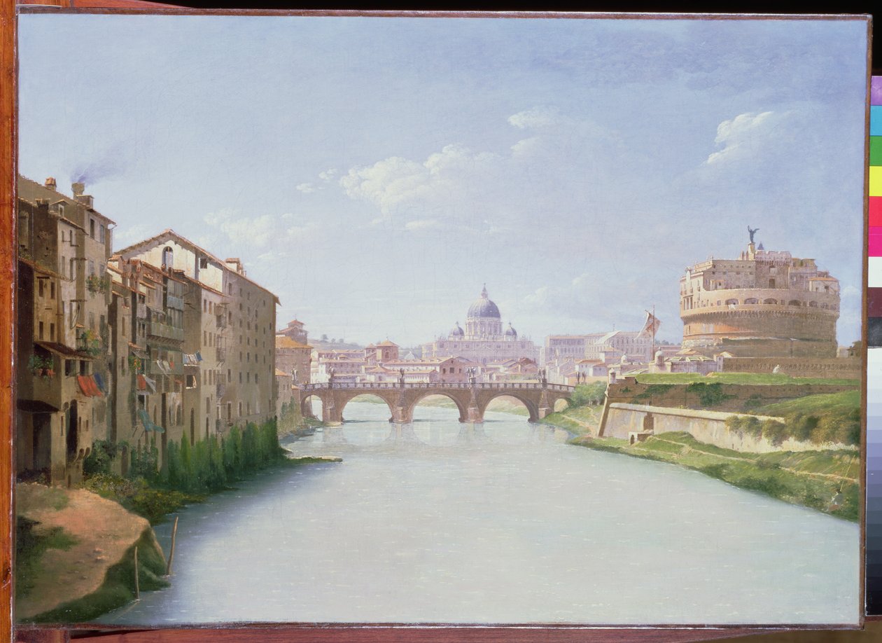 Ansicht der Ponte und Castel Sant
