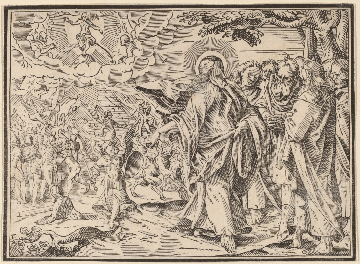 Christus erzählt seinen Jüngern vom Jüngsten Gericht von Christoph Murer