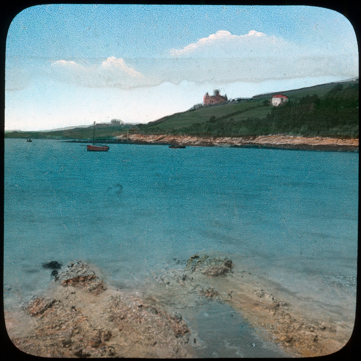 St Mawes Castle, Cornwall, späte 19. oder frühe 20. Jahrhundert von Church Army Lantern Department