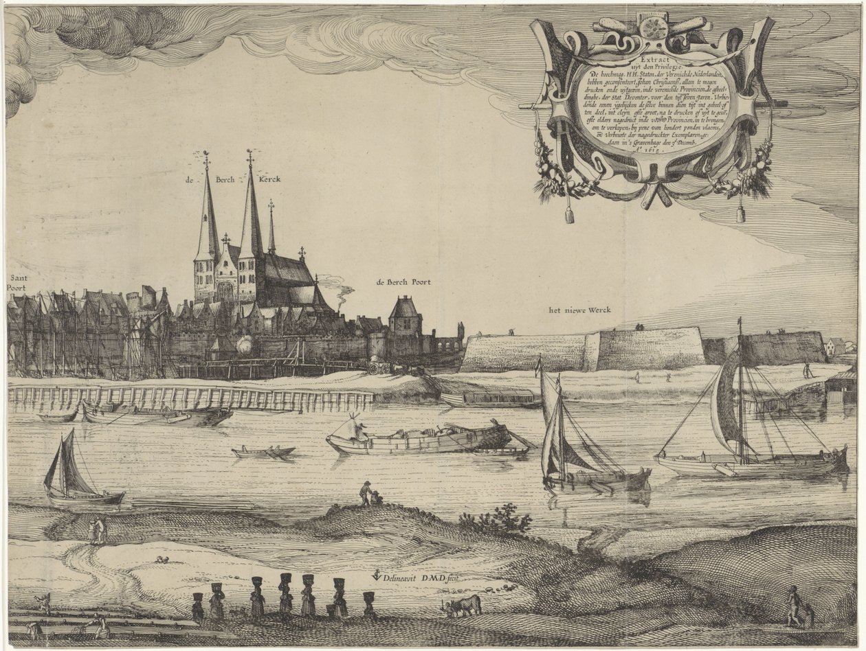 Profil von Deventer (Platte IV) von Claes Jansz. Visscher (II) (possibly)