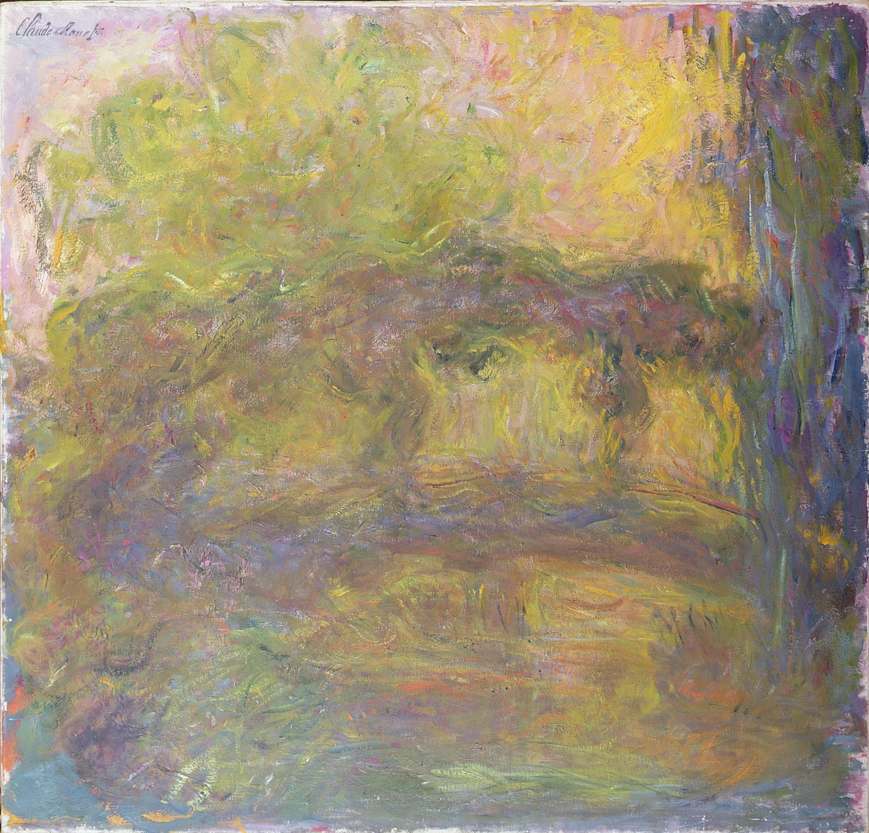 Die japanische Brücke, 1918-24 von Claude Monet