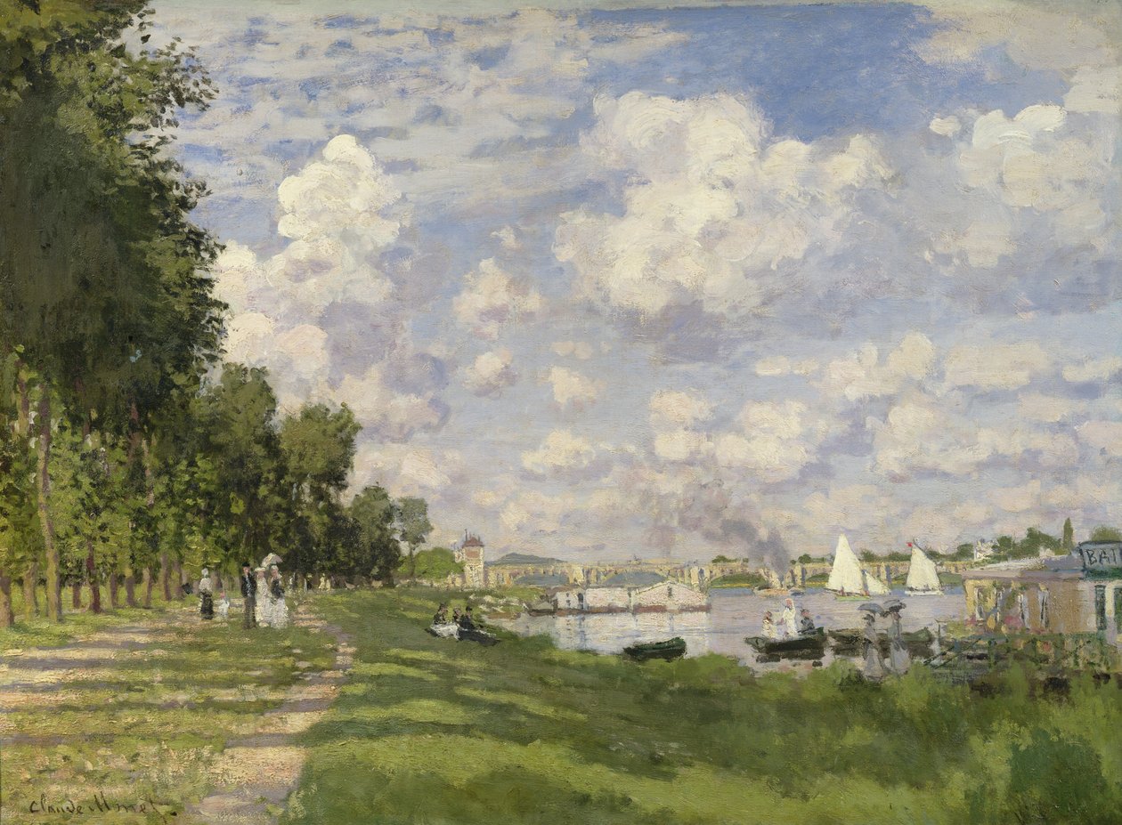Die Marina von Argenteuil, 1872 von Claude Monet