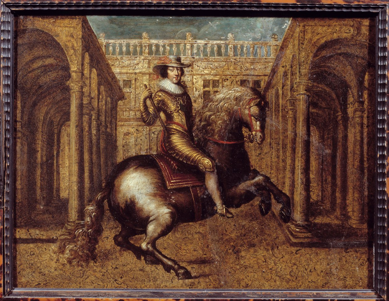 Reiterporträt von Gaston d
