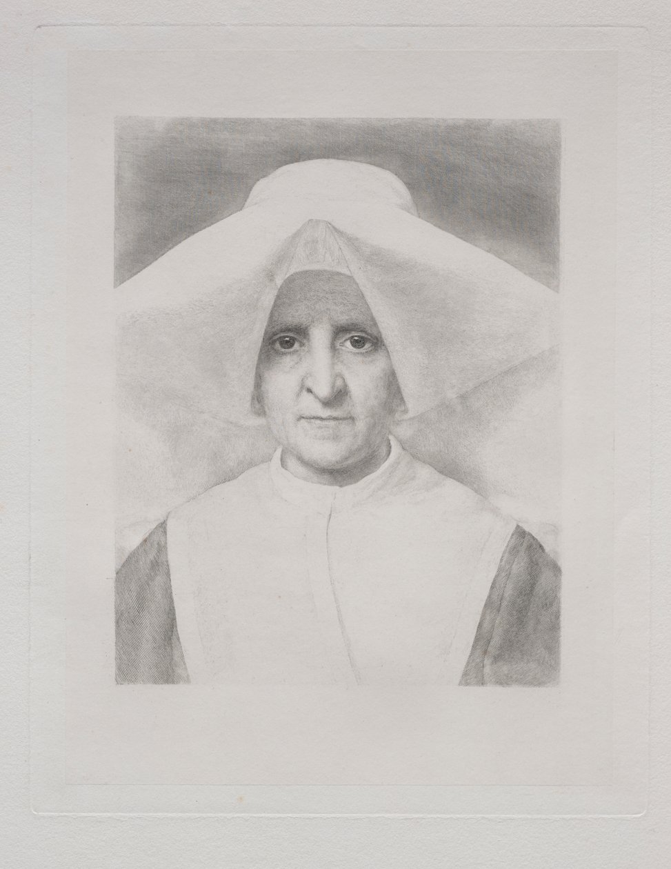 Schwester Rosalie, Vorderansicht von Claude Ferdinand Gaillard