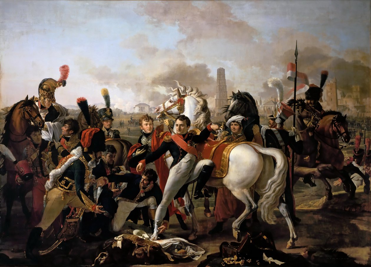 Napoleon verwundet vor Regensburg, 23. April 1809 von Claude Gautherot