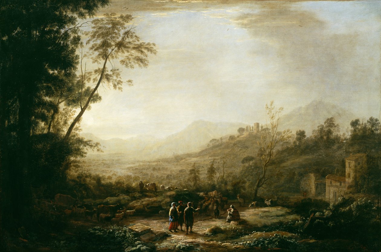 Sonnenaufgang, 1631 von Claude Lorrain