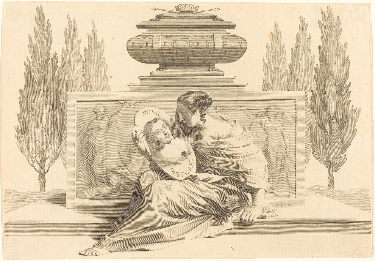 Allegorie zu Ehren von Anne von Österreich von Claude Mellan