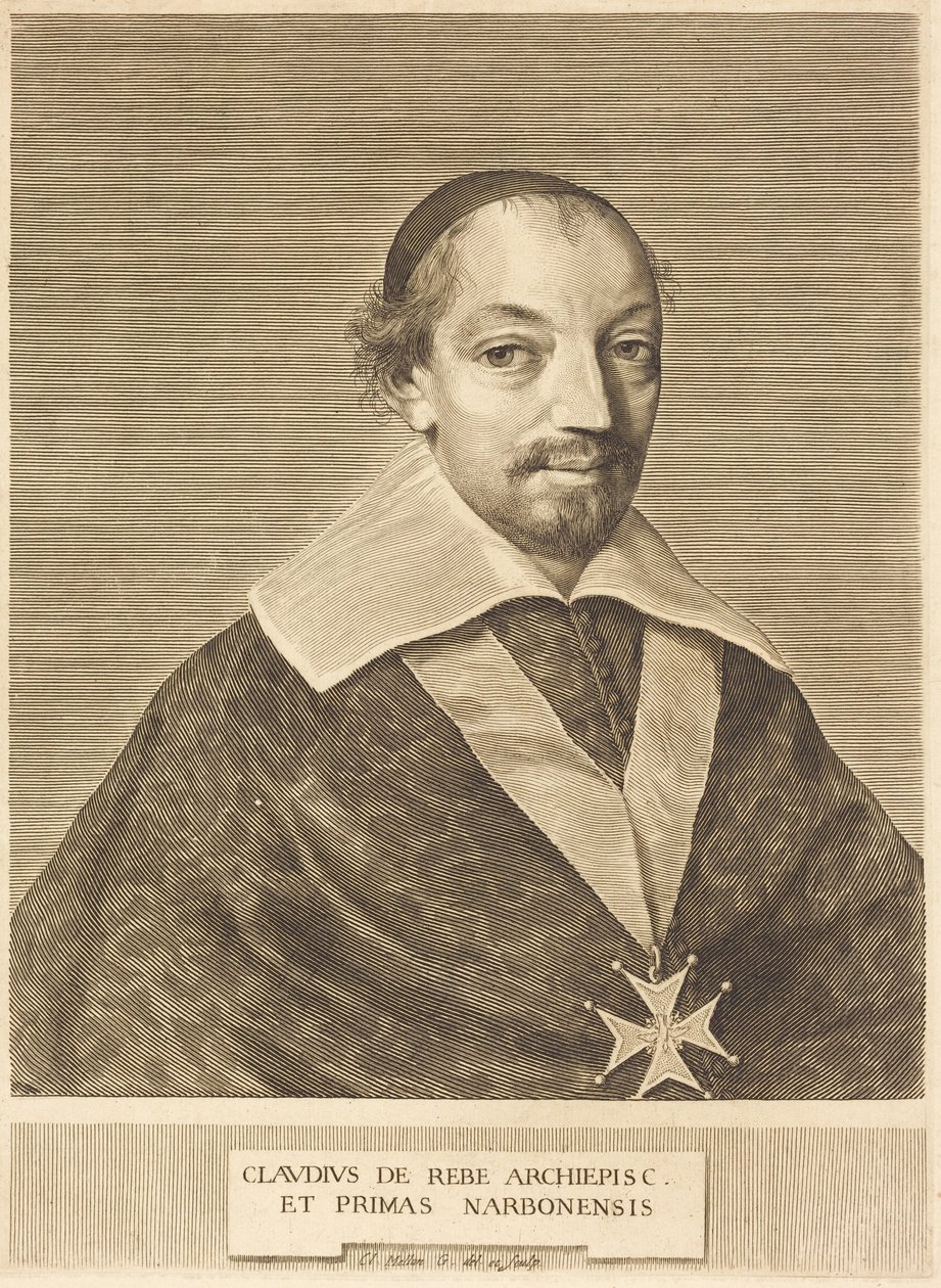 Claude de Rebé von Claude Mellan