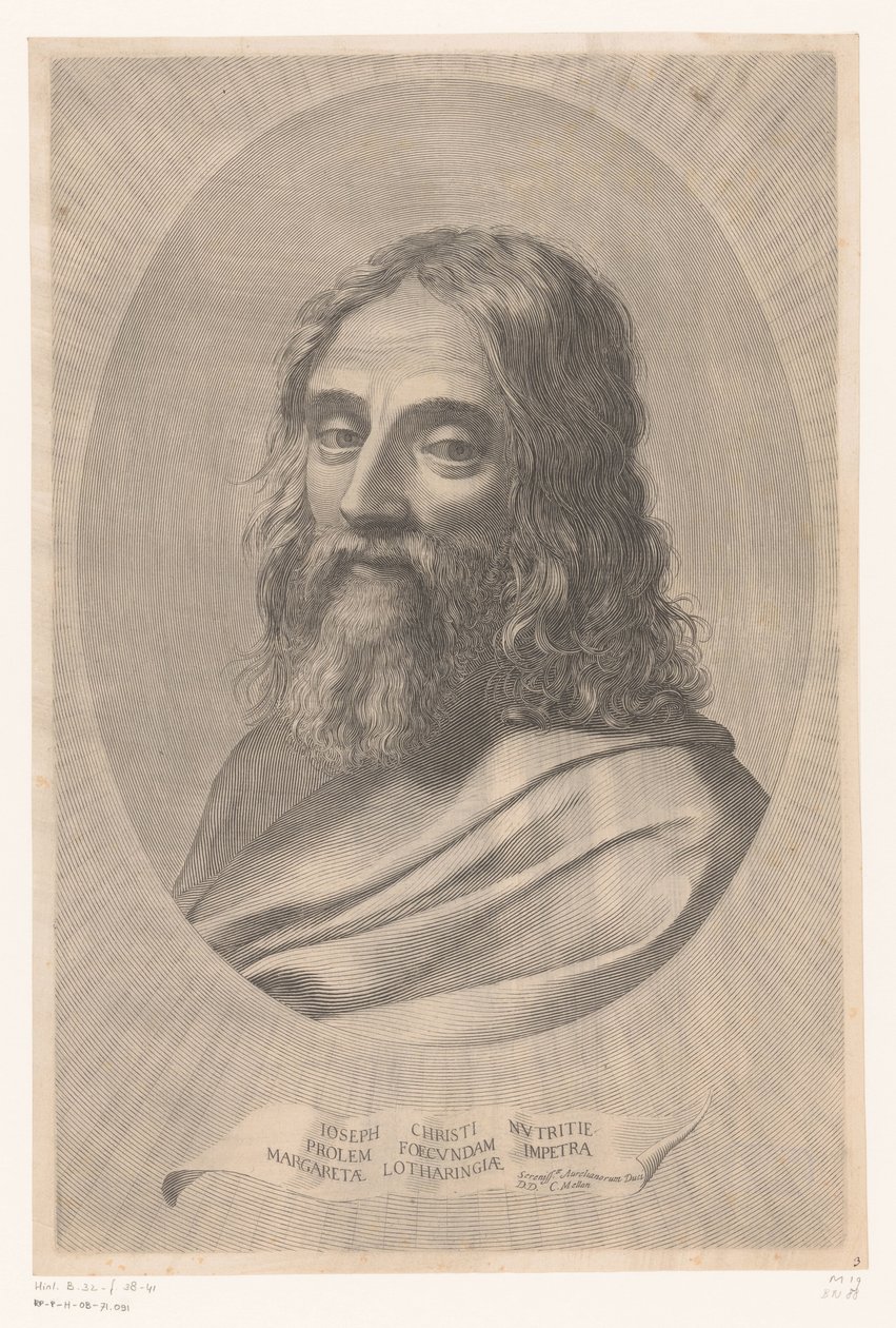 Der heilige Josef von Claude Mellan