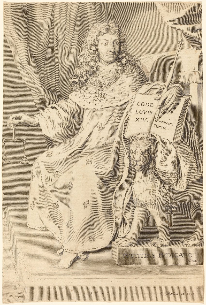 Ludwig XIV. von Claude Mellan