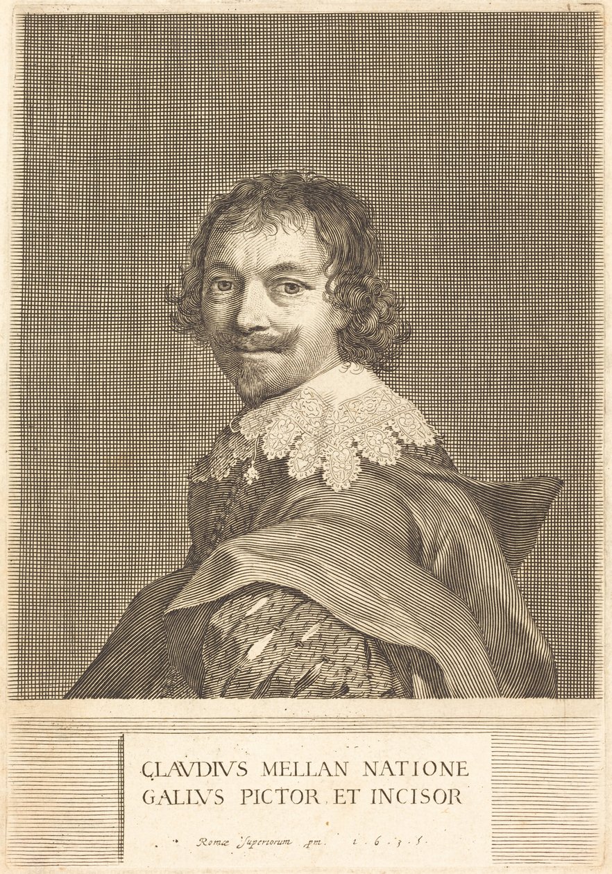Selbstporträt von Claude Mellan