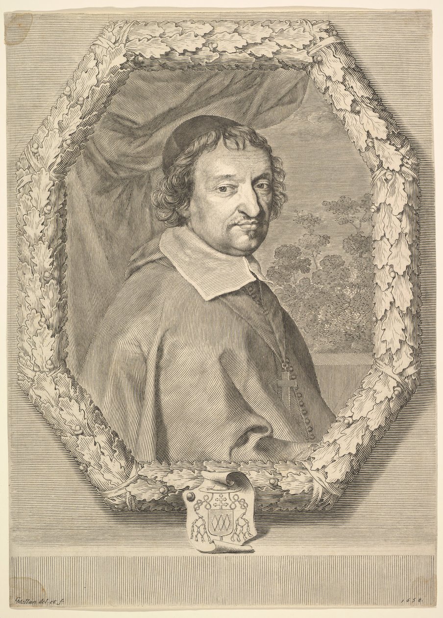 Victor le Bouthillier (1658) von Claude Mellan