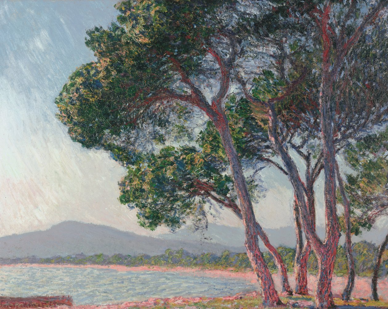 Strand von Juan-les-Pins von Claude Monet