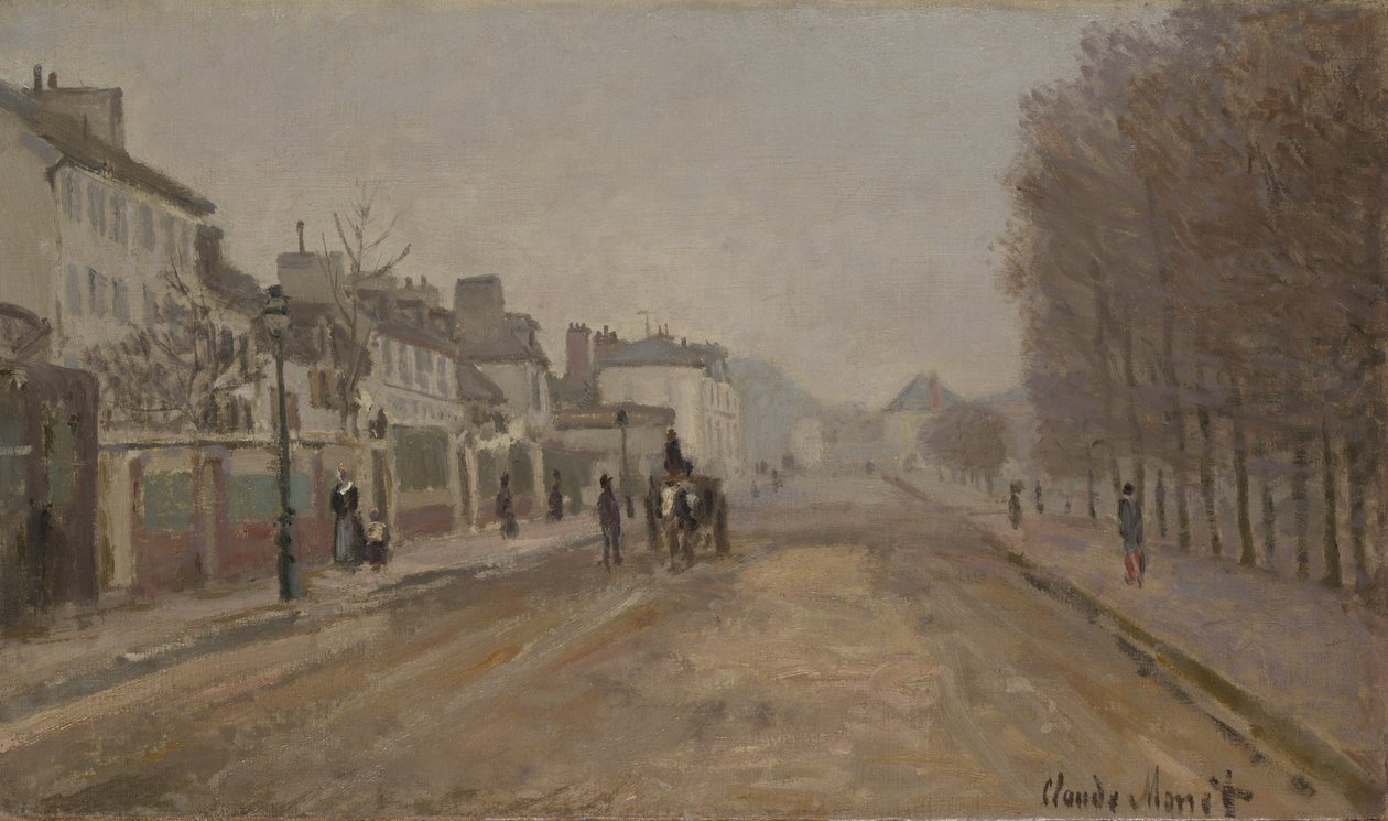 Boulevard Héloise, Argenteuil, 1872 von Claude Monet