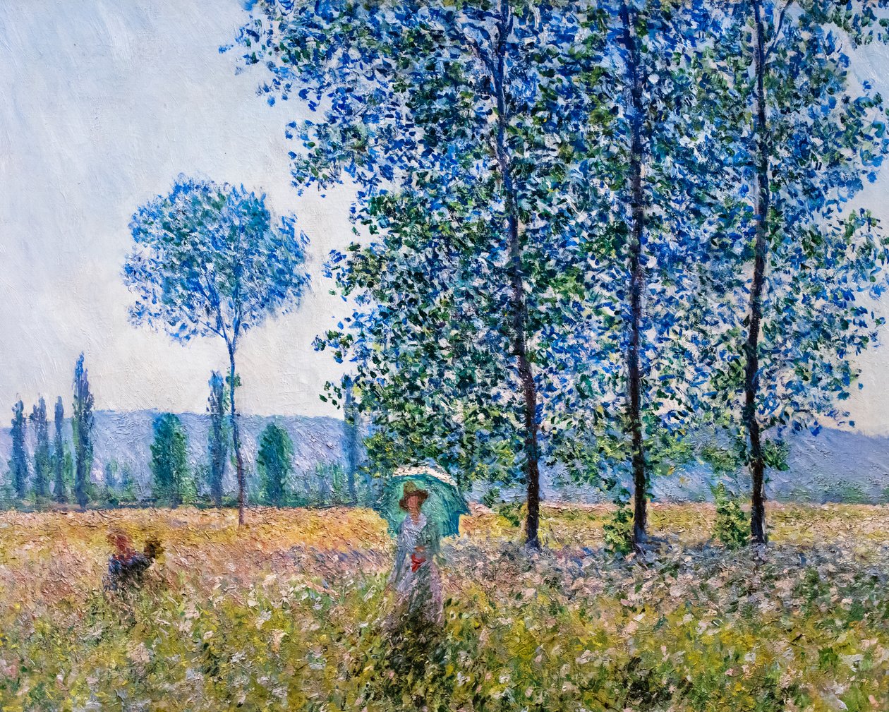 Felder im Frühling von Claude Monet