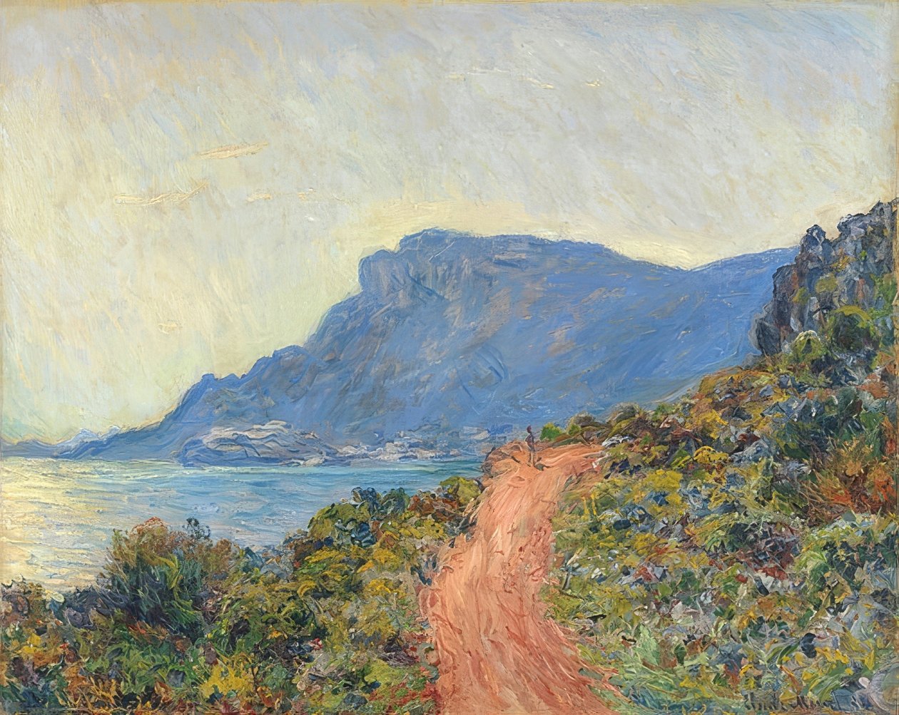 La Corniche nahe Monaco von Claude Monet