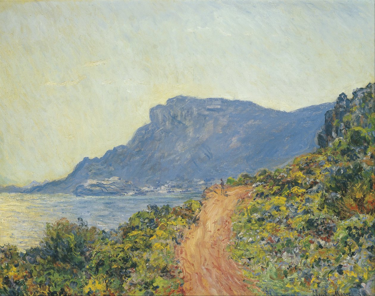 La Corniche bei Monaco von Claude Monet