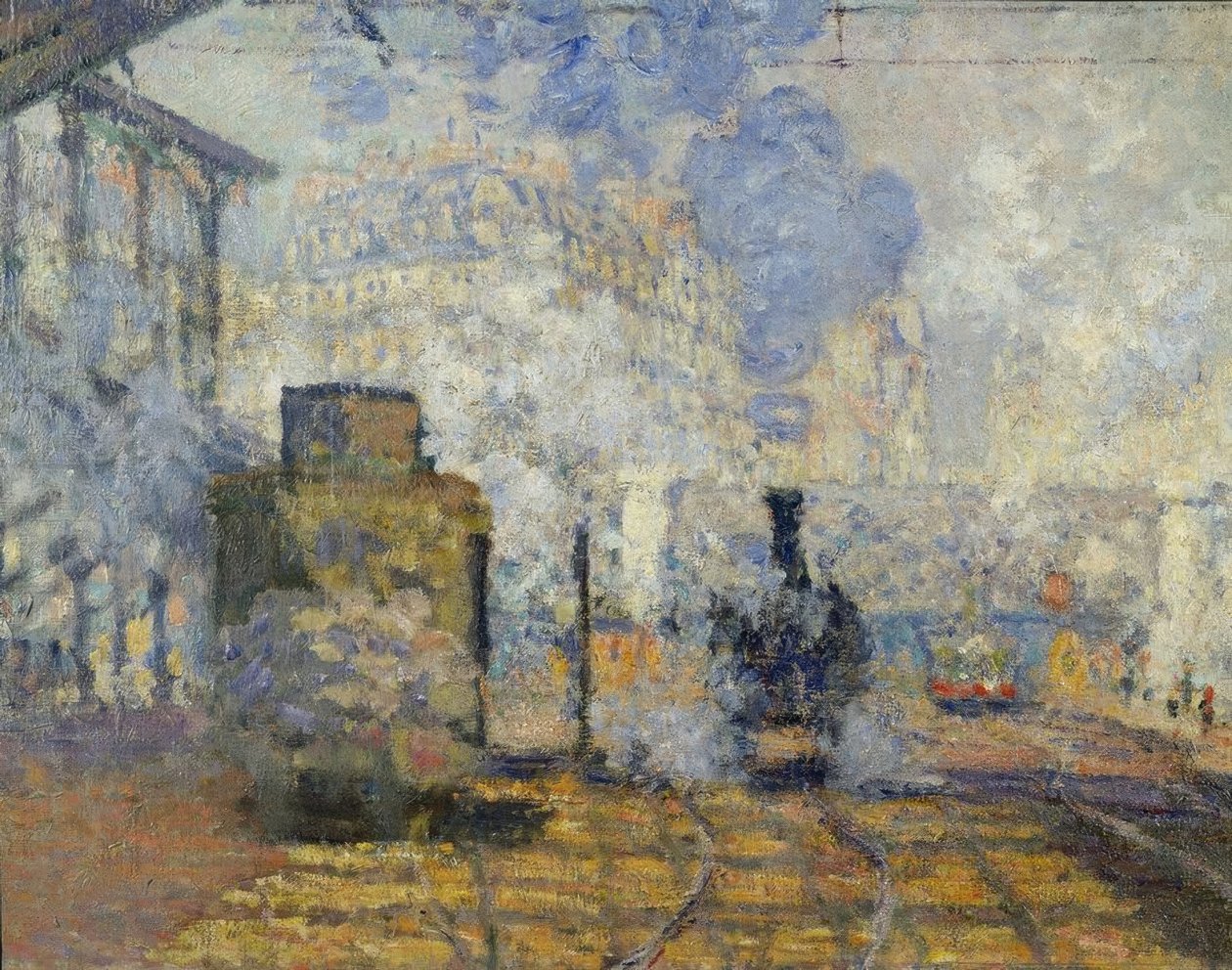 Der Bahnhof Saint-Lazare von Claude Monet