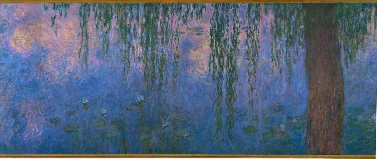 Die Seerosen, die Weiden von Claude Monet