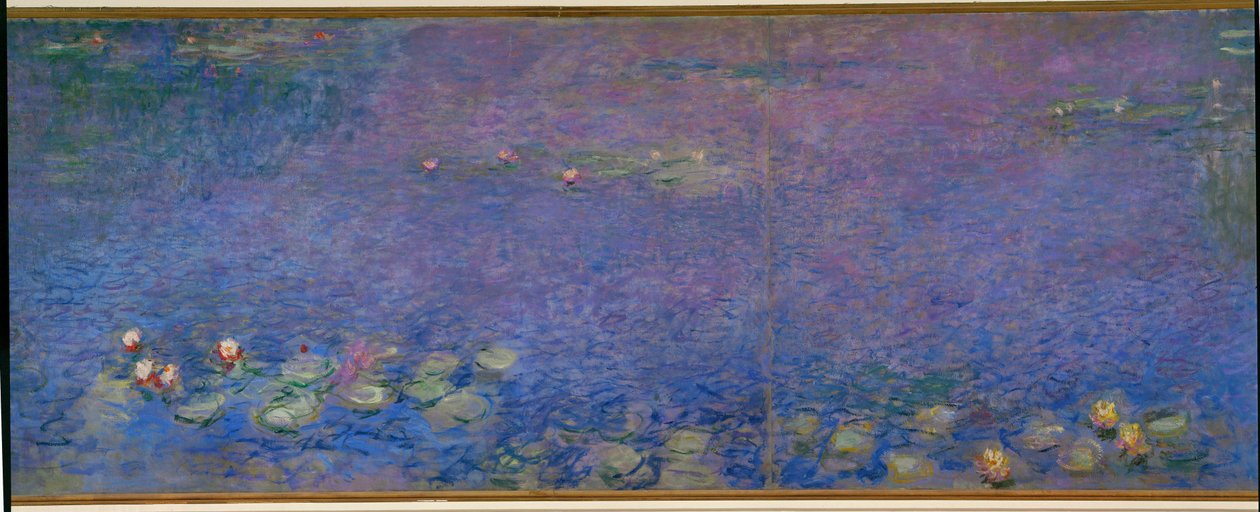 Die Seerosen: Morgen von Claude Monet