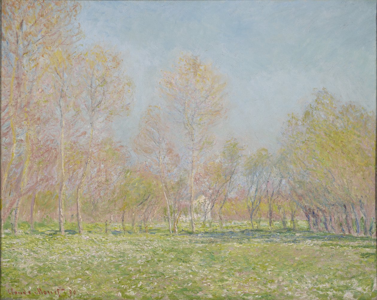 Frühling in Giverny von Claude Monet