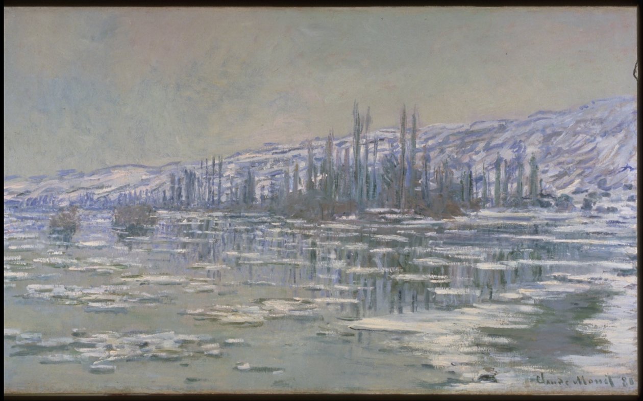 Das Auseinanderbrechen des Eises von Claude Monet