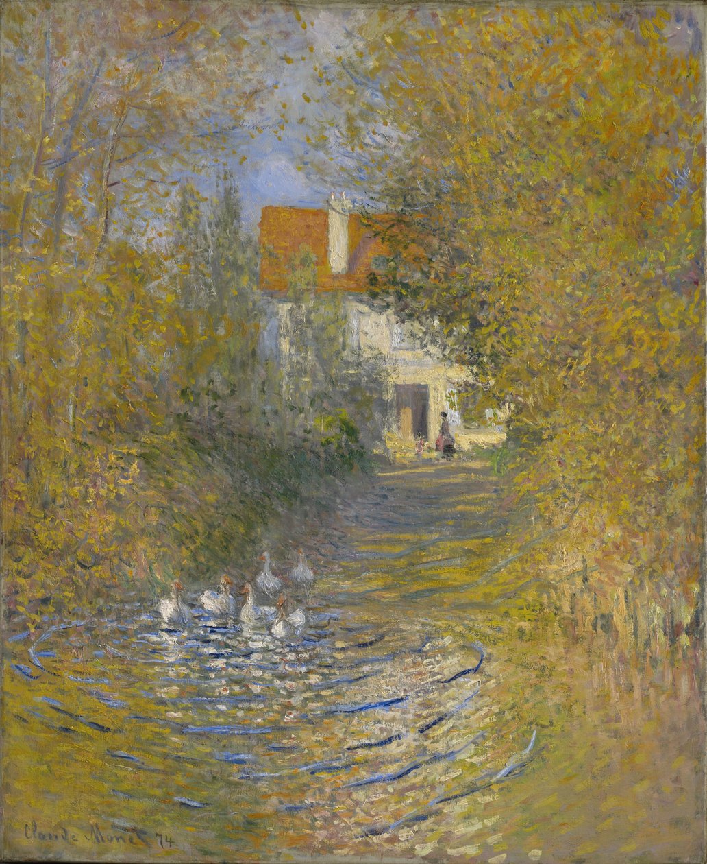 Die Gänse von Claude Monet