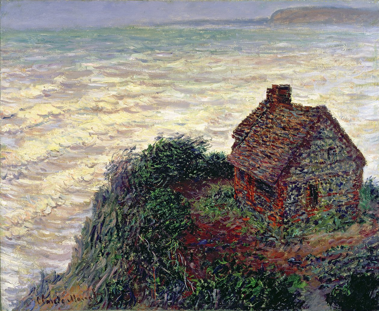 Das Haus des Zollbeamten, Varengeville, 1882 von Claude Monet