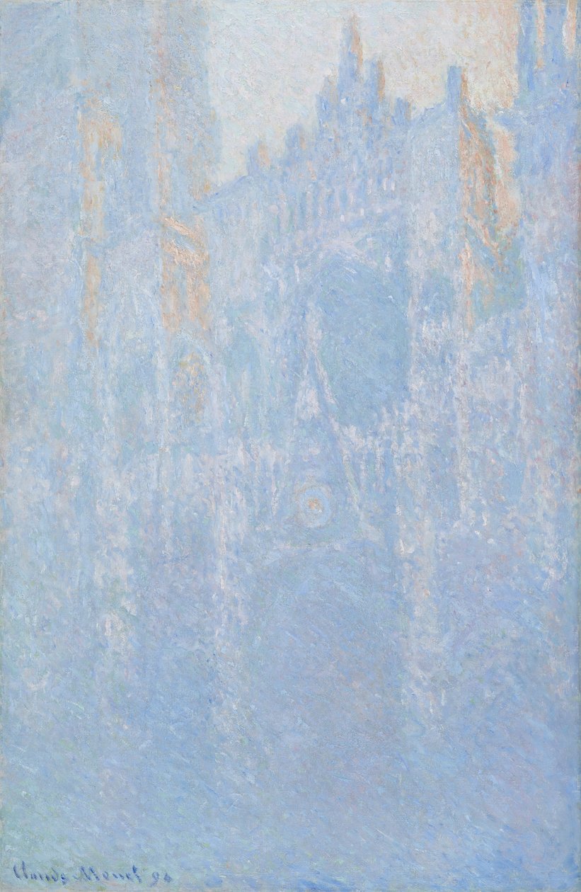 Die Kathedrale von Rouen, das Portal, Morgennebel, 1894 von Claude Monet