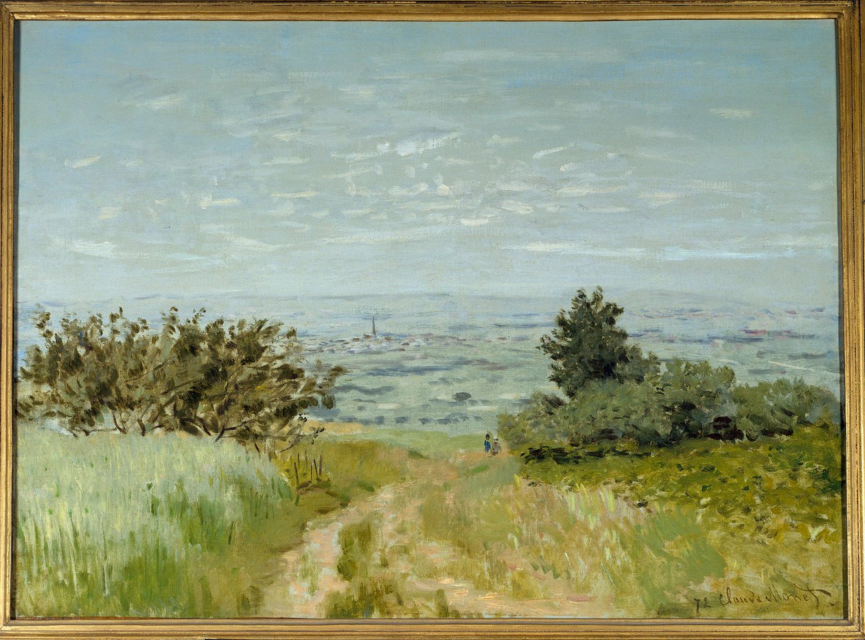 Blick von der Ebene nach Argenteuil, Hänge von Sannois 1872 von Claude Monet