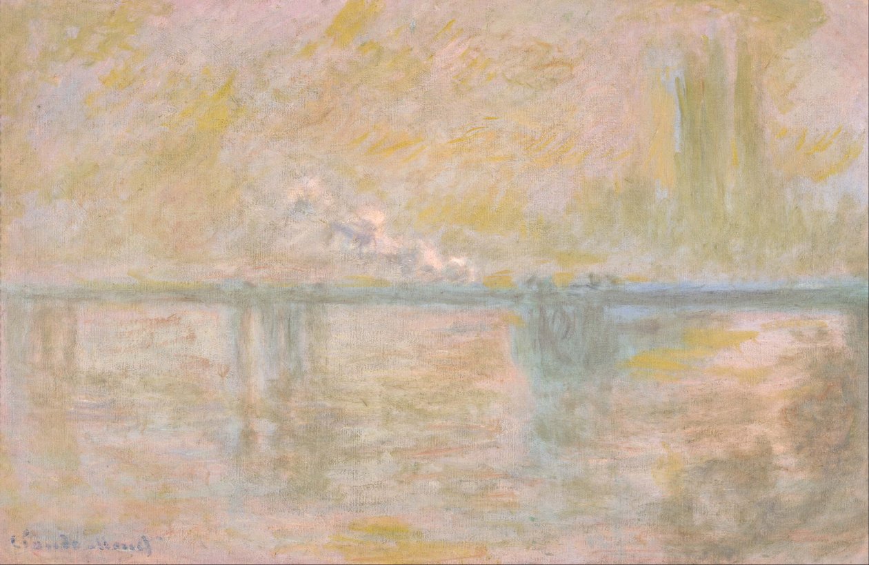 Charing-Cross-Brücke, London von Claude Monet