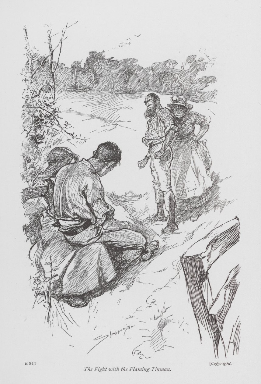 Illustration für Lavengro von George Borrow von Claude Shepperson