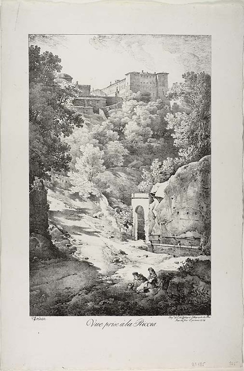 Blick von La Riccia von Claude Thienon