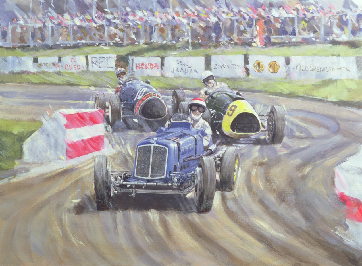 Das erste Rennen beim Goodwood Revival, 1998 von Clive Metcalfe