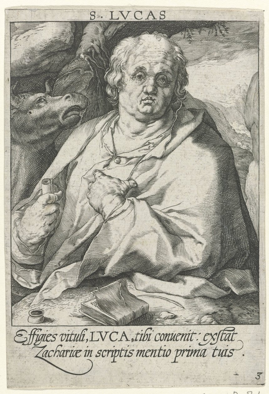 Evangelist Lukas von Conrad Goltz (possibly)