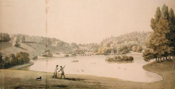 Stourhead, ca. 1780 von Copplestone Warre Bamfylde