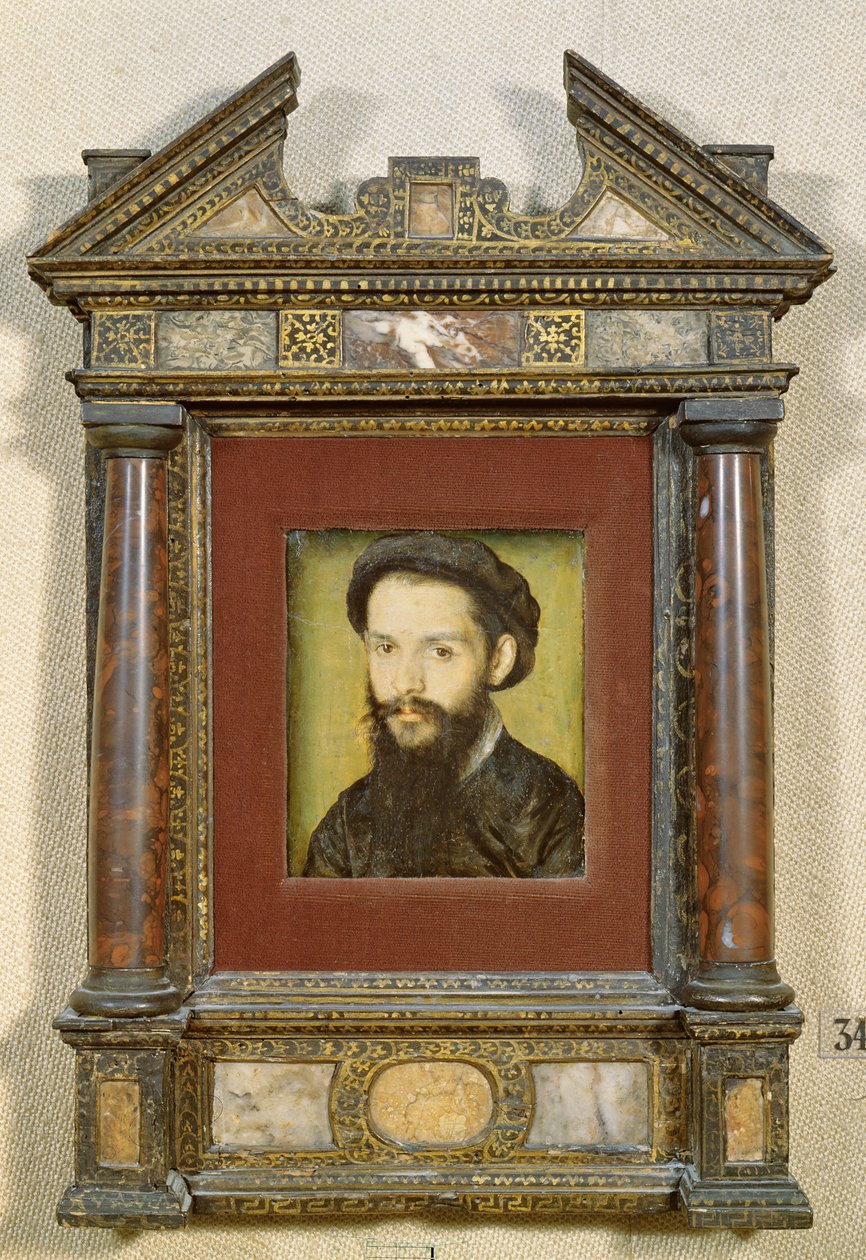 Porträt vermutlich von Clement Marot (1496-1544) von Corneille de Lyon
