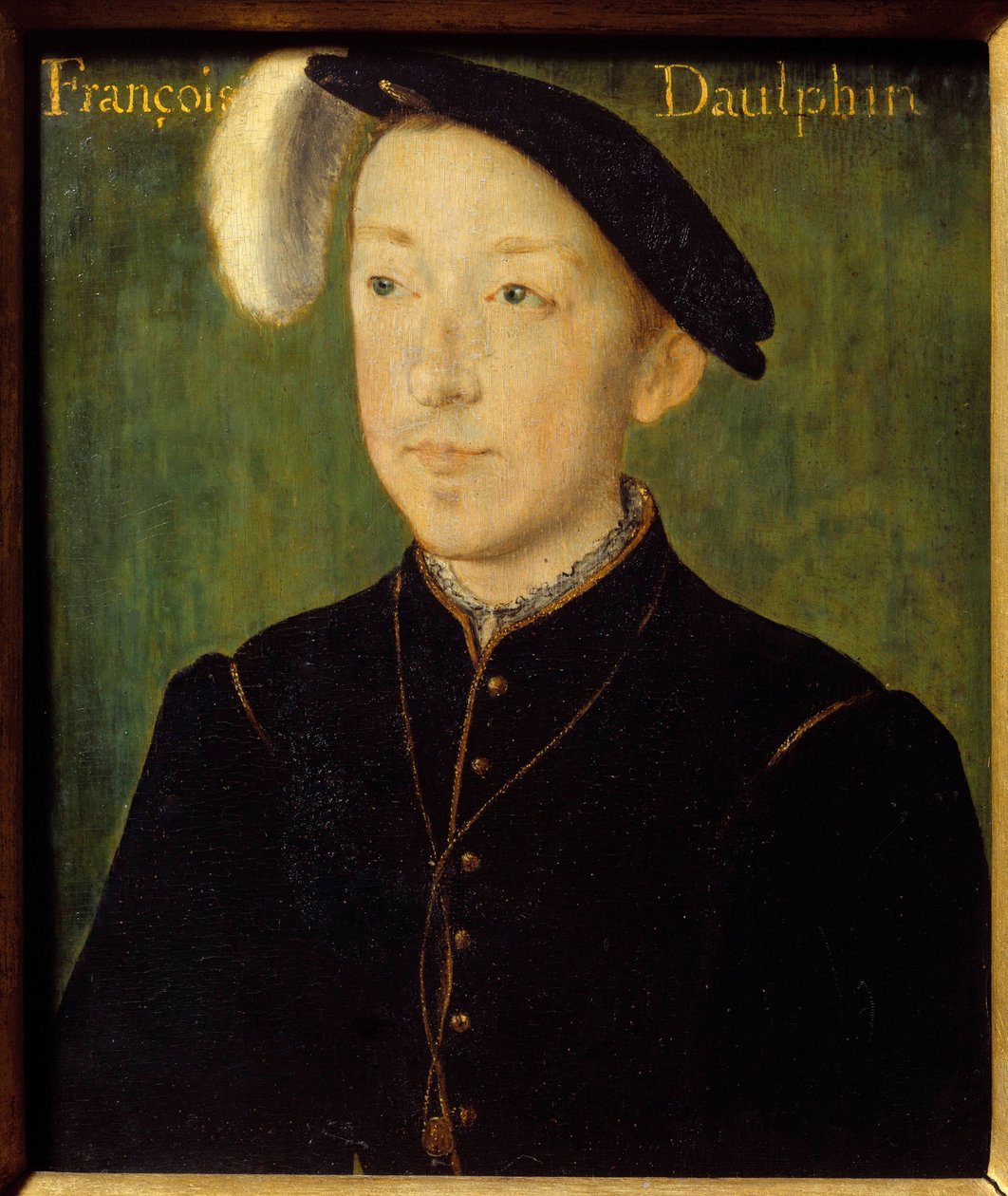 Porträt von Charles von Frankreich, Herzog von Orleans, Holzgemälde von Corneille De Lyon, 16. Jahrhundert, Bayonne, Musee Bonnat von Corneille de Lyon