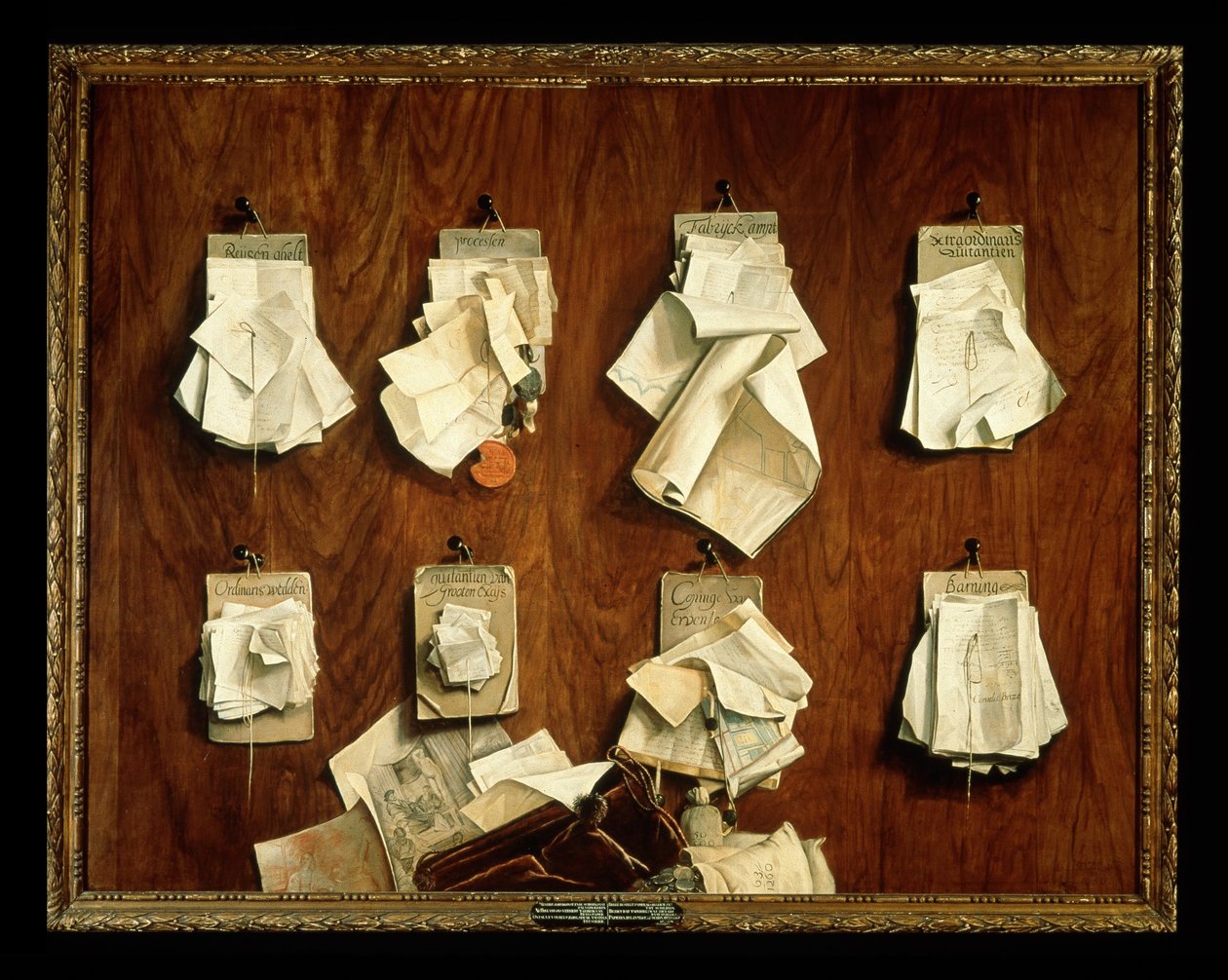 Schatzmeisterpapiere und Dokumente von Cornelis Brizé