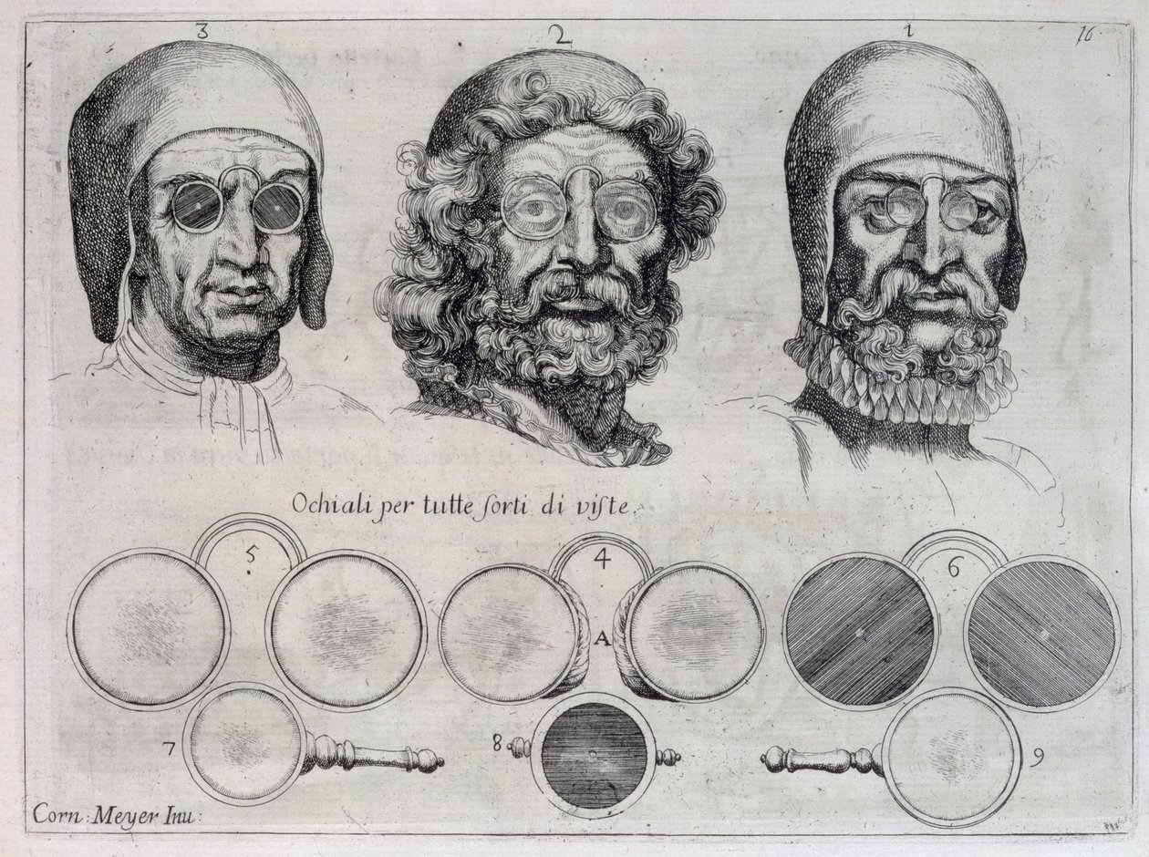 Brillen für alle Sehstärken von Cornelis Jansz. Meyer