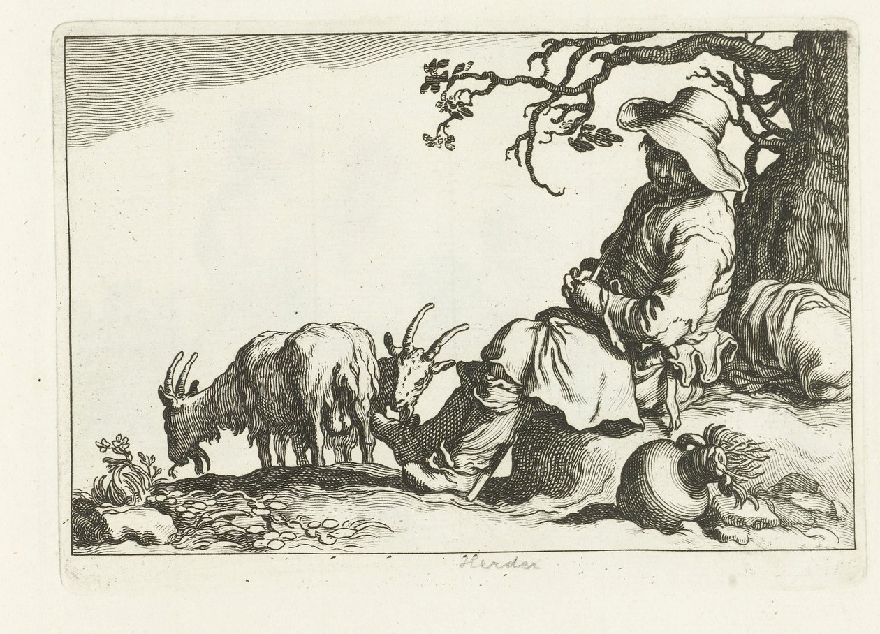 Ziegenhirt von Cornelis Bloemaert (II)