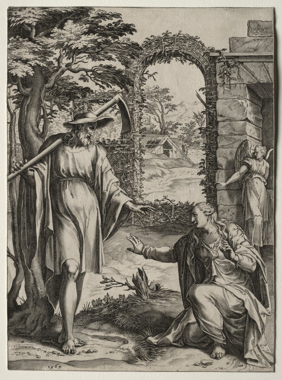 Christus erscheint Maria Magdalena von Cornelis Cort